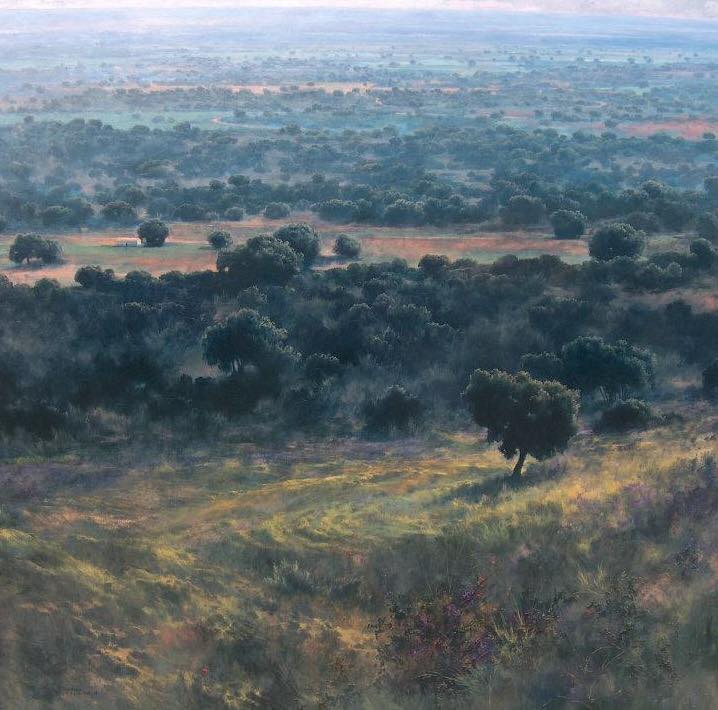 De mi tierra - Óleo sobre madera entelada - 195x195